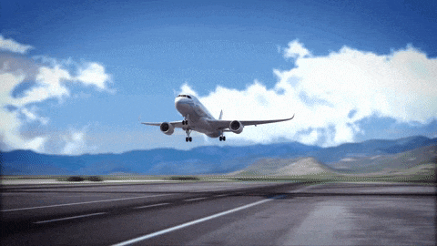 Landing A350 GIF - Landing A350 Airplanes GIFs