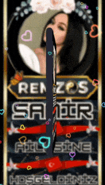 a picture of a woman in a mirror with the name renzos