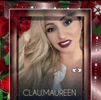 a picture of a woman with the name clau maureen written on it