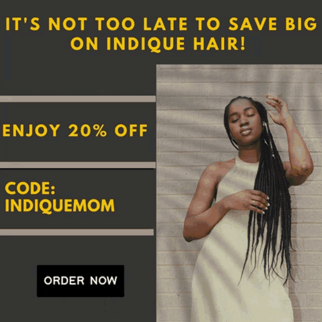 a woman in a yellow dress is standing in front of a brick wall with the words it 's not too late to save big