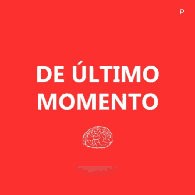 a red background with the words alerta de fake news
