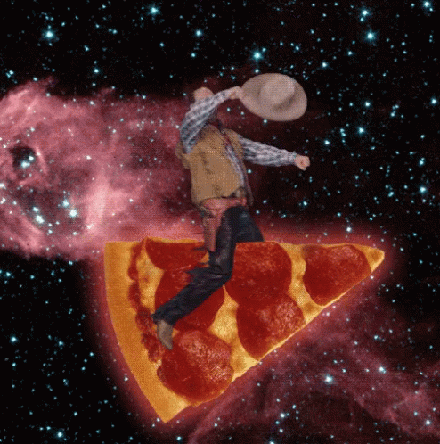 Pizza Cowboy GIF - Pizza Cowboy Space GIFs