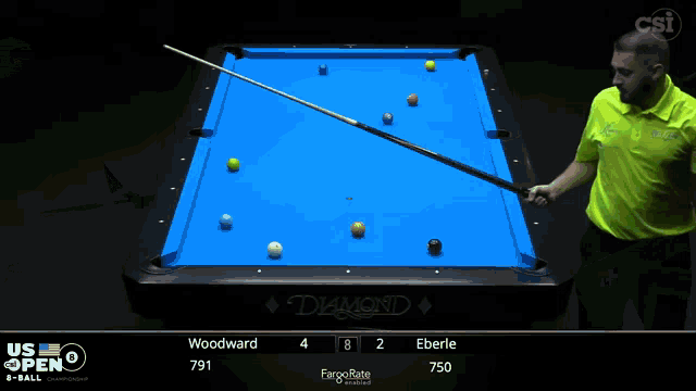 a pool table that says diamond on the top of it