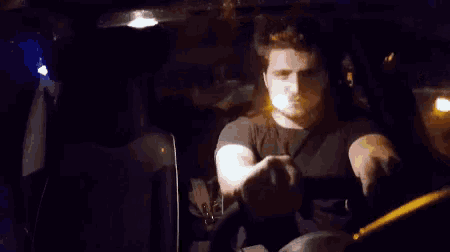Driving Home From Night Sjeffker GIF - Driving Home From Night Sjeffker Smirk GIFs