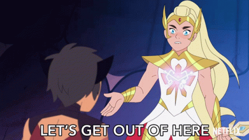 Lets Get Out Of Here Shera GIF - Lets Get Out Of Here Shera Shera And The Princesses Of Power GIFs