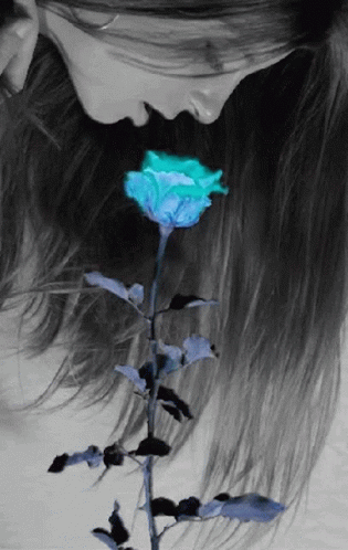 Blue Rose Girl GIF - Blue Rose Girl Flashing GIFs