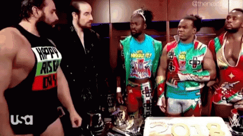 Rusev Blows Candle GIF - Rusev Blows Candle Cake GIFs