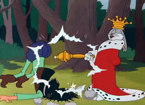 Looney Tunes King GIF - Looney Tunes King Hit GIFs