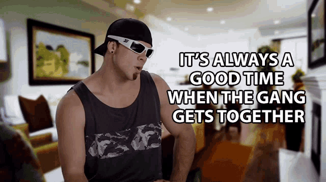 Its Always A Good Time When The Gang Gets Together Party Time GIF - Its Always A Good Time When The Gang Gets Together Party Time Gathering GIFs