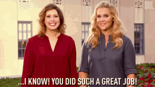 Such A Great Job Amazing GIF - Such A Great Job Amazing Vanessa Bayer GIFs