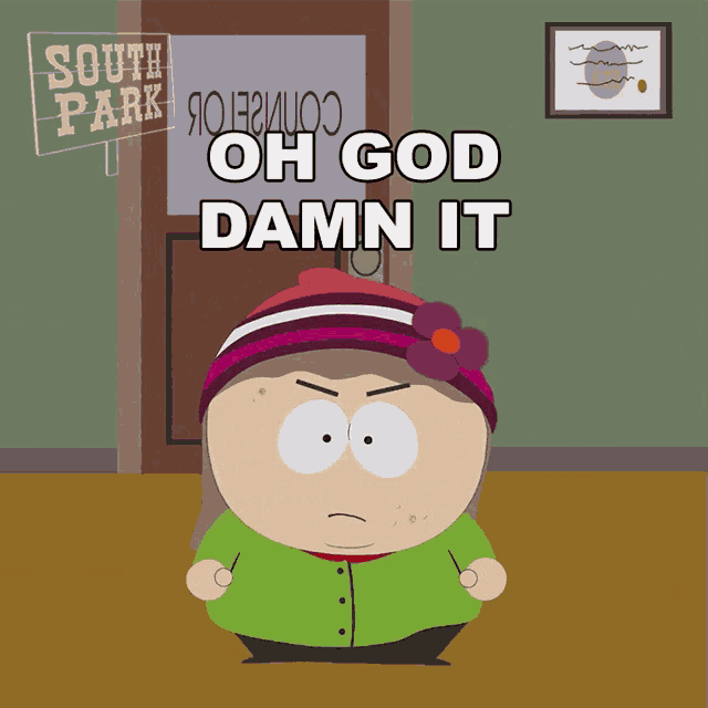 Oh God Damn It Heidi Turner GIF - Oh God Damn It Heidi Turner South Park GIFs