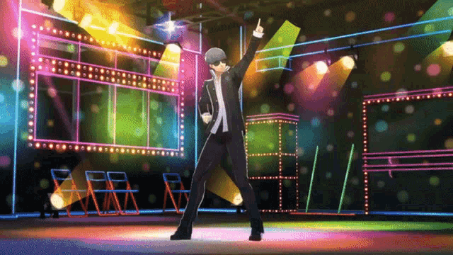 Persona4 Yu Narukami GIF - Persona4 Yu Narukami Dancing GIFs