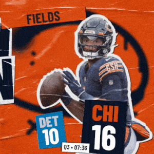 Chicago Bears (16) Vs. Detroit Lions (10) Third Quarter GIF - Nfl National Football League Football League GIFs