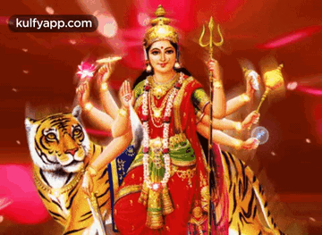 Goddess Durga.Gif GIF - Goddess Durga Love Durga GIFs