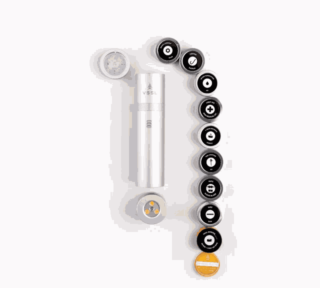 a vssl device is surrounded by a row of smaller ones