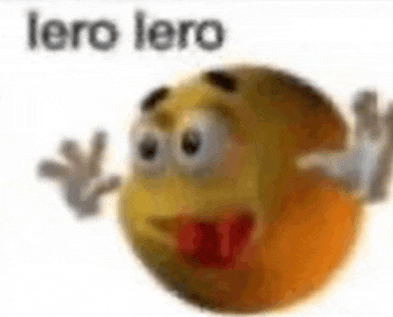 a close up of a cartoon smiley face with wings and the words iero iero written on it .