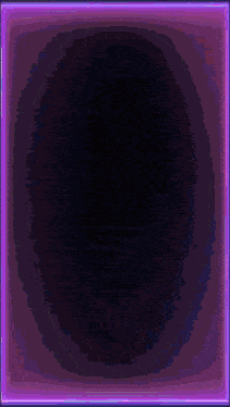 a purple border with a black circle in the middle