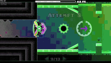 a screenshot of a game that says attempt 8 on the screen