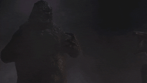 a monster with a light coming out of its mouth