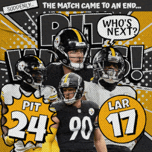 Los Angeles Rams (17) Vs. Pittsburgh Steelers (24) Post Game GIF - Nfl National Football League Football League GIFs