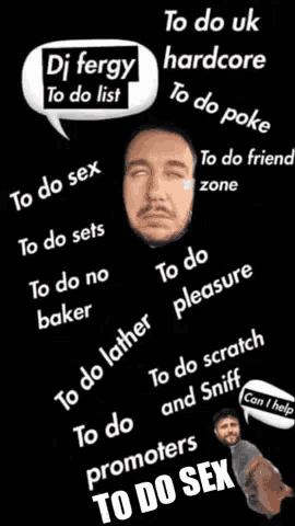 a poster that has dj fergy on it
