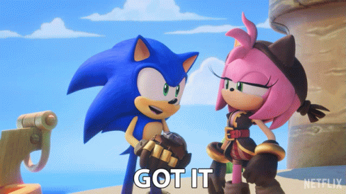 Got It Sonic The Hedgehog GIF - Got It Sonic The Hedgehog Sonic Prime GIFs
