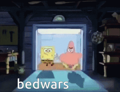 Bedwars Hypixel GIF - Bedwars Hypixel Spongebob GIFs