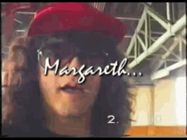 Margareth Shades GIF - Margareth Shades Hat GIFs