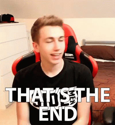 Thats The End GIF - The Sidemen Miniminter Thats The End GIFs