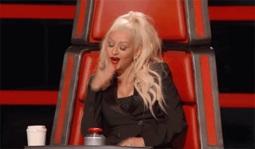 The Voice - Oh Damn GIF - The Voice Christina Aguilera Oh Damn GIFs