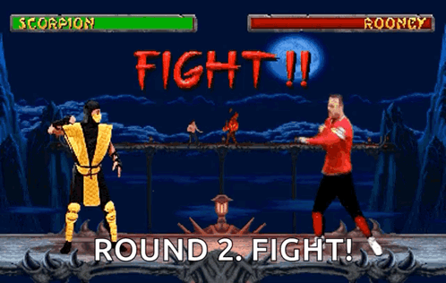 Wayne Rooney Mortal Kombat GIF - Wayne Rooney Mortal Kombat Finish Him GIFs