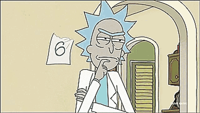 Quarantine Rick And Morty GIF - Quarantine Rick And Morty Cant Afford To Chance It GIFs