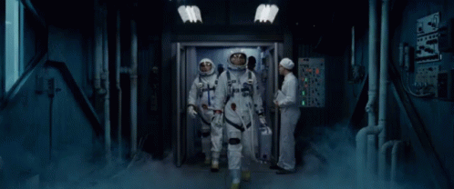 Astronauts Getting Ready GIF - Astronauts Getting Ready Arrival GIFs