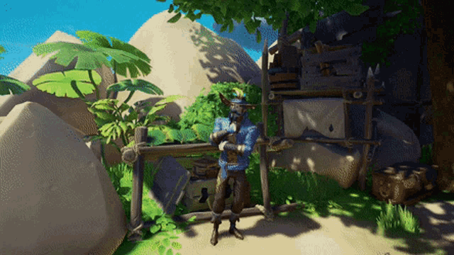 Sea Of Thieves Intrigued GIF - Sea Of Thieves Intrigued Emote GIFs