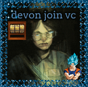 a picture of a man with glasses and the words devon join vc on top