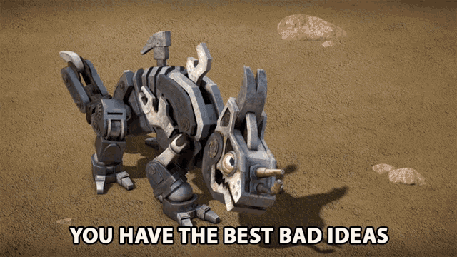 You Have The Best Bad Ideas Skrap It GIF - You Have The Best Bad Ideas Skrap It Trevor Devall GIFs