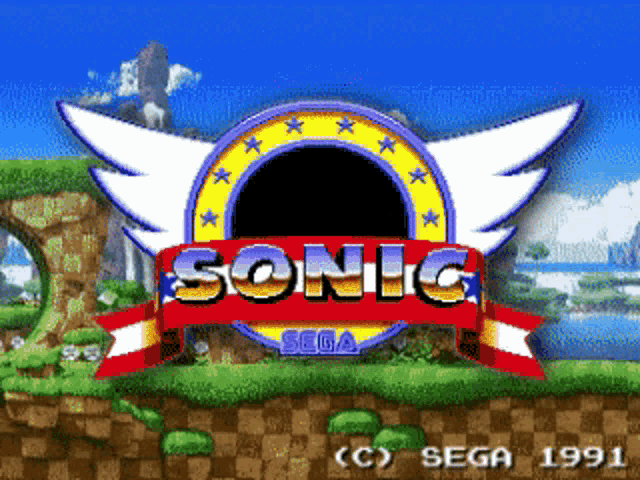 Sonic Sonic The Hedgehog GIF - Sonic Sonic The Hedgehog Title Screen GIFs