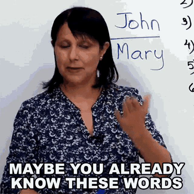 Maybe You Already Know These Words Rebecca GIF - Maybe You Already Know These Words Rebecca Engvid GIFs