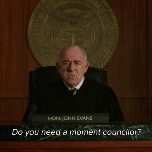 Do You Need A Moment Councilor John Evans GIF - Do You Need A Moment Councilor John Evans The Good Fight GIFs