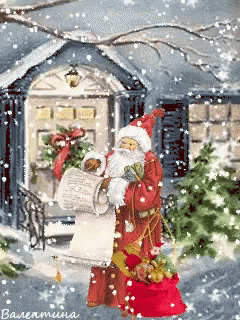 Santa Clause GIF - Santa Clause Snofall GIFs