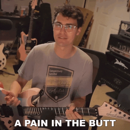 A Pain In The Butt Hunter Engel GIF - A Pain In The Butt Hunter Engel Agufish GIFs
