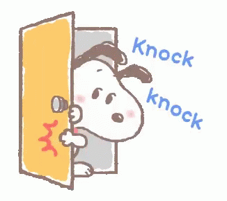 Snooy Knock Knock GIF - Snooy Knock Knock Hey There GIFs