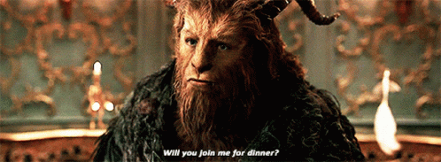 Beauty And The Beast Will You Join Me For Dinner GIF - Beauty And The Beast Will You Join Me For Dinner Dinner GIFs