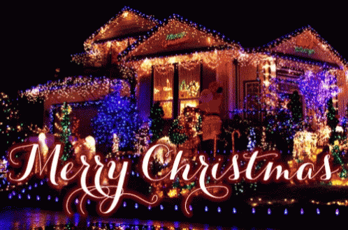 Merry Christmas Xmas Lights GIF - Merry Christmas Xmas Lights Decorations GIFs