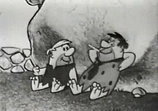 Flintstones Smoke Break GIF - Smoking Flintstones GIFs