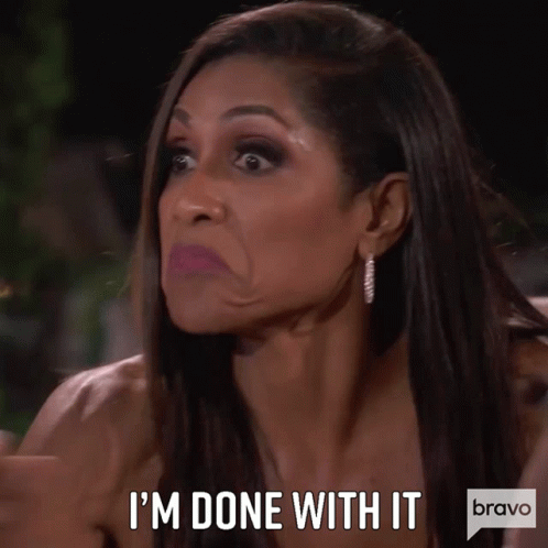 Im Done With It Jacqueline Walters GIF - Im Done With It Jacqueline Walters Married To Medicine GIFs