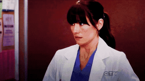 a woman in a white lab coat is on a ctv show