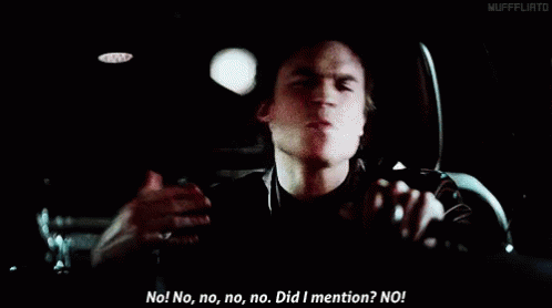 Absolutely Not GIF - Ian Somerhalder No Did I Mention GIFs