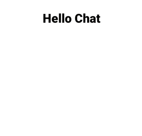 a man with a mustache is waving his hand and the words hello chat are above him