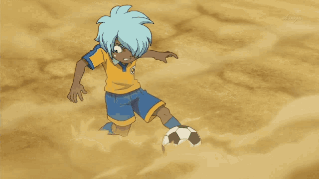 an aerial view of a soccer player on a field with the letters tokyo on the bottom of the screen